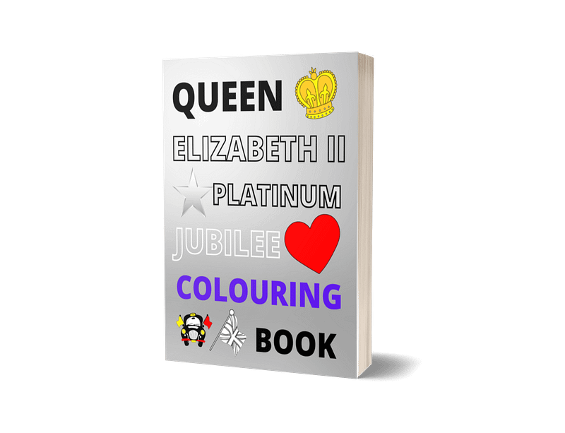 Queen Elizabeth ii Platinum Jubilee Colouring Book