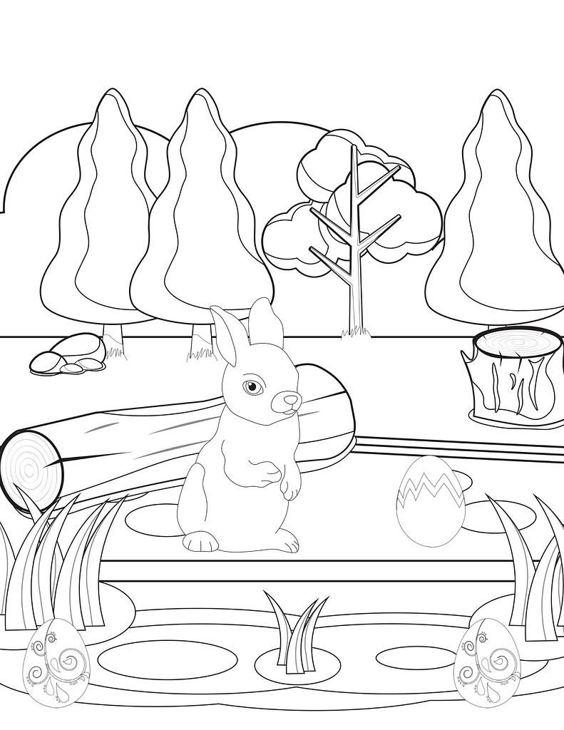 free Easter Colouring Pages