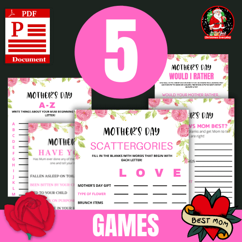Mothers Day Games 5 Bundle
