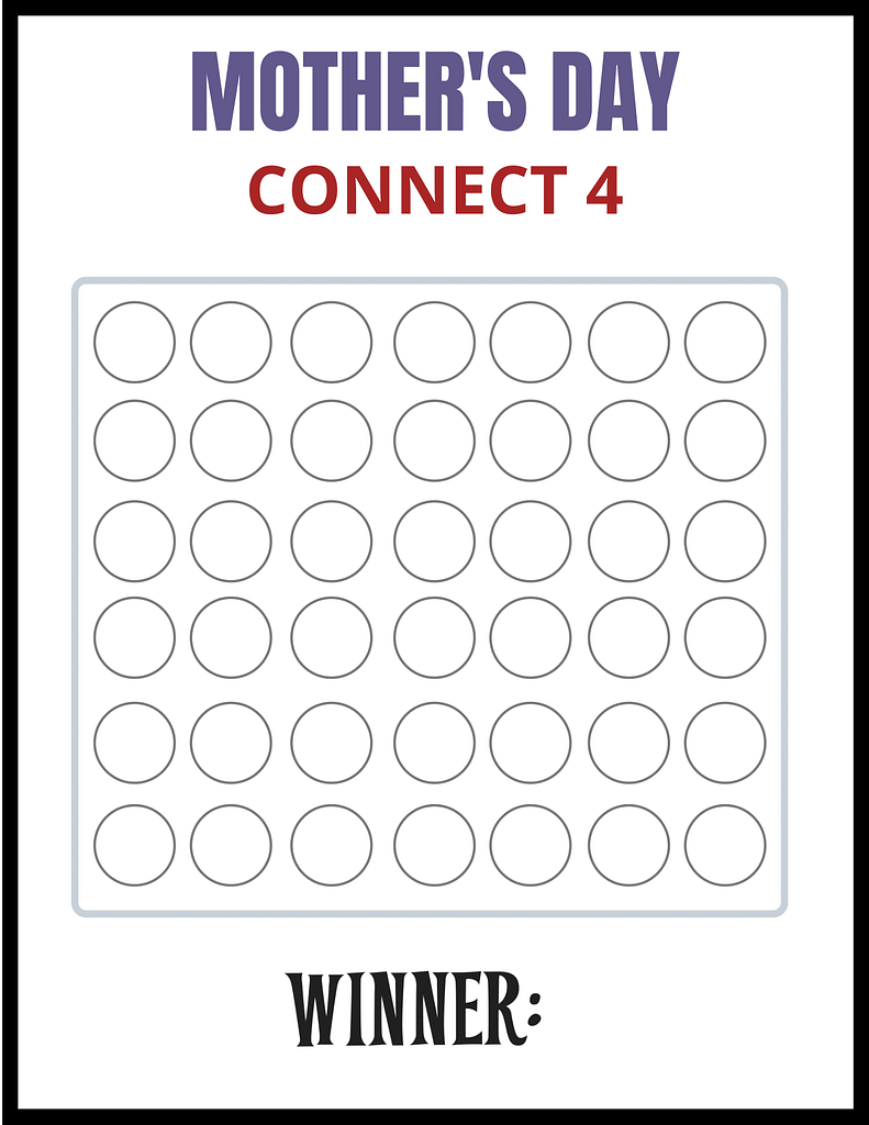 Mothers Day Connect 4