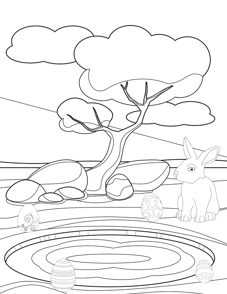 Easter Colouring Pages