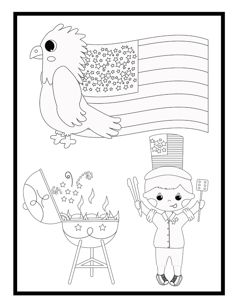free 4th of July coloring pages